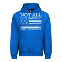 Cobalt nurses not all superheroes wear caps some wear scrubs nurse supportive Urban Hoodie - linhVisuals