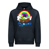Navy the rainbow connection Urban Hoodie - linhVisuals