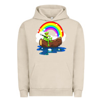 Pigment French Oak the rainbow connection Urban Hoodie - linhVisuals