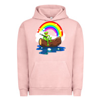 Pigment Salmon the rainbow connection Urban Hoodie - linhVisuals