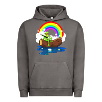 Pigment Tornado the rainbow connection Urban Hoodie - linhVisuals