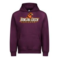 Mauve Wine bowling green Urban Hoodie - linhVisuals