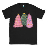 Black christmas trees Classic Tee - CowGirlArtShop