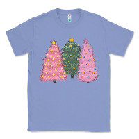 Colony Blue christmas trees Classic Tee - CowGirlArtShop