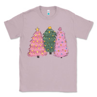 Lilac christmas trees Classic Tee - CowGirlArtShop