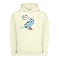 Pigment Pistachio parakeet bird biting finger funny i only look calm Urban Hoodie - linhVisuals