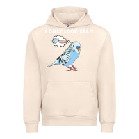 Sandshell parakeet bird biting finger funny i only look calm Urban Hoodie - linhVisuals