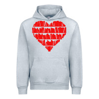 Heather Grey book lover Urban Hoodie - linhVisuals