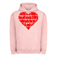Pigment Salmon book lover Urban Hoodie - linhVisuals