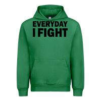 Emerald everyday i fight Urban Hoodie - linhVisuals