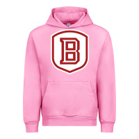 Fuchsia Pink Bradley University Athletics Urban Hoodie - linhVisuals