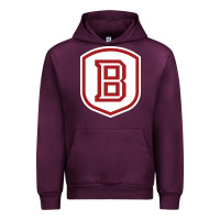 Mauve Wine Bradley University Athletics Urban Hoodie - linhVisuals