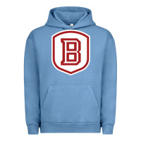 Pigment Pebble Blue Bradley University Athletics Urban Hoodie - linhVisuals