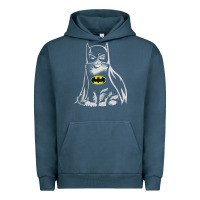 Pigment Midnight Navy catman tshirt Urban Hoodie - linhVisuals
