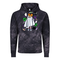 Cloud Black cute ghost halloween Vintage Hoodie - BundleAndBundleShop