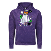 Cloud Purple cute ghost halloween Vintage Hoodie - BundleAndBundleShop
