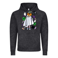 Cute Ghost Halloween Vintage Hoodie | Teevron