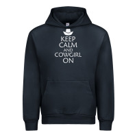 Keep Calm And Cowgirl Horse Urban Hoodie | Teevron