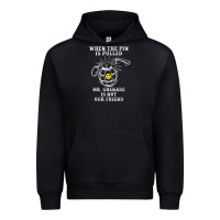Black military mr grenade is not our friend Urban Hoodie - linhVisuals