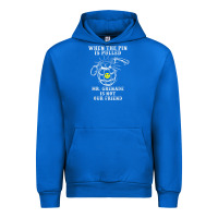 Cobalt military mr grenade is not our friend Urban Hoodie - linhVisuals