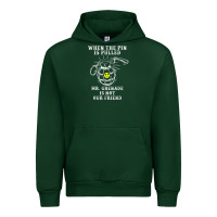 Forest Green military mr grenade is not our friend Urban Hoodie - linhVisuals