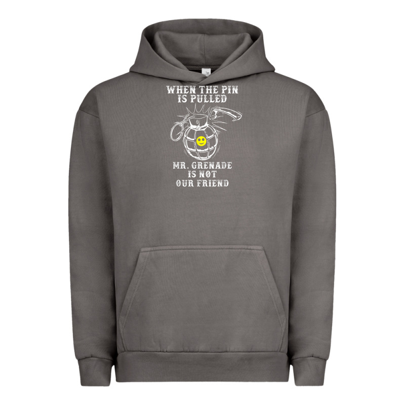 Military Mr Grenade Is Not Our Friend Urban Hoodie by linhVisuals | Teevron