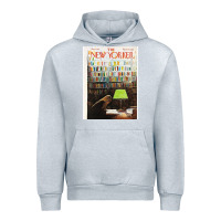 Heather Grey the new yorker 1973 Urban Hoodie - linhVisuals