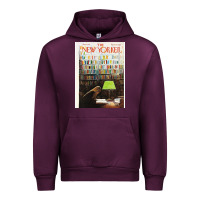 Mauve Wine the new yorker 1973 Urban Hoodie - linhVisuals