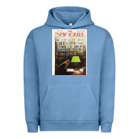 Pigment Pebble Blue the new yorker 1973 Urban Hoodie - linhVisuals