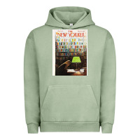 Pigment Oil Green the new yorker 1973 Urban Hoodie - linhVisuals