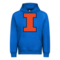 Cobalt Illinois fighting illini, University of Illinois, UIUC, Geari Urban Hoodie - linhVisuals