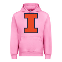 Fuchsia Pink Illinois fighting illini, University of Illinois, UIUC, Geari Urban Hoodie - linhVisuals