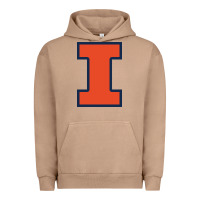 Pigment Burro Illinois fighting illini, University of Illinois, UIUC, Geari Urban Hoodie - linhVisuals
