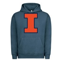 Pigment Midnight Navy Illinois fighting illini, University of Illinois, UIUC, Geari Urban Hoodie - linhVisuals
