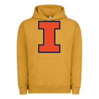 Pigment Peanut Butter Illinois fighting illini, University of Illinois, UIUC, Geari Urban Hoodie - linhVisuals