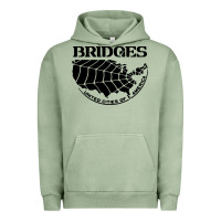 Pigment Oil Green bridges death stranding Urban Hoodie - linhVisuals