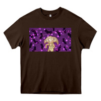 Chocolate Brown elf with big ears and socks Heavy Core Tee - TumblerDesignByShophia