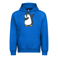 Cobalt penguin dabbing funny Urban Hoodie - linhVisuals