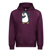 Mauve Wine penguin dabbing funny Urban Hoodie - linhVisuals