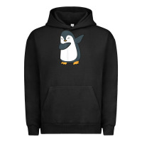 Pigment Black penguin dabbing funny Urban Hoodie - linhVisuals