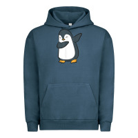 Pigment Midnight Navy penguin dabbing funny Urban Hoodie - linhVisuals