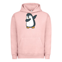 Pigment Salmon penguin dabbing funny Urban Hoodie - linhVisuals