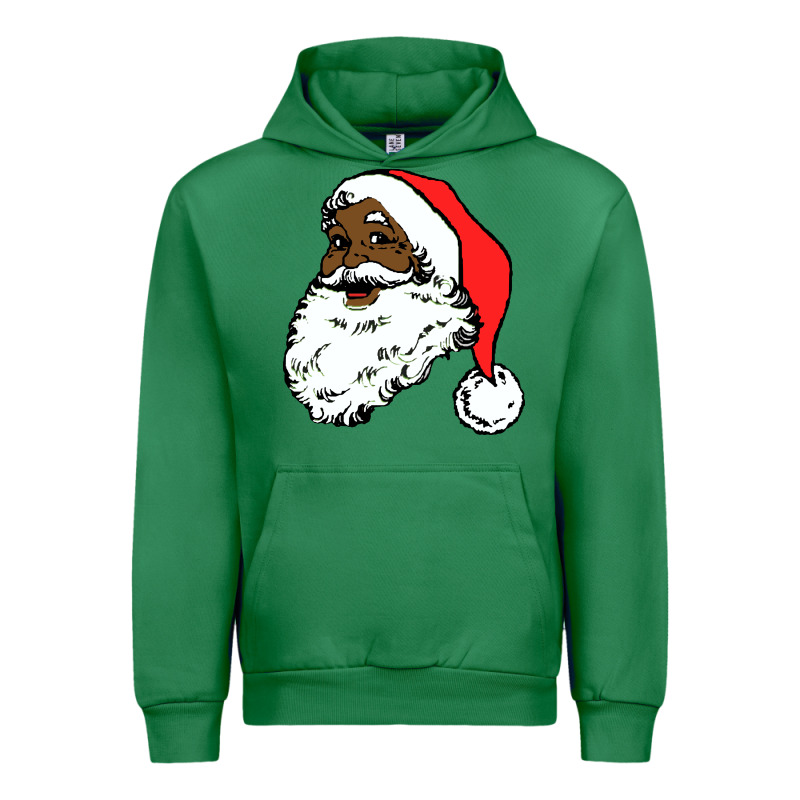Black Santa Claus Christmas Urban Hoodie by linhVisuals | Teevron