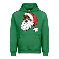 Emerald black santa claus christmas Urban Hoodie - linhVisuals