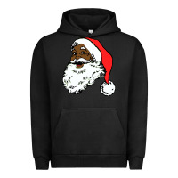 Pigment Black black santa claus christmas Urban Hoodie - linhVisuals