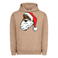 Pigment Burro black santa claus christmas Urban Hoodie - linhVisuals