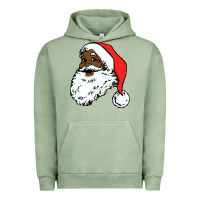 Pigment Oil Green black santa claus christmas Urban Hoodie - linhVisuals