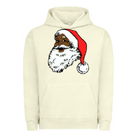 Pigment Pistachio black santa claus christmas Urban Hoodie - linhVisuals