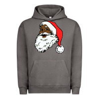 Pigment Tornado black santa claus christmas Urban Hoodie - linhVisuals