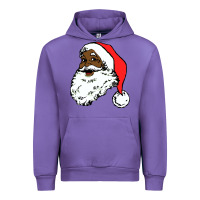 Tulip black santa claus christmas Urban Hoodie - linhVisuals